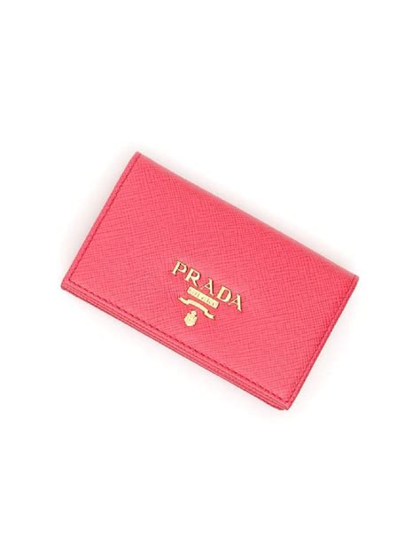 prada card holder vitello move pink|PRADA Vitello Move Credit Card Holder Peonia .